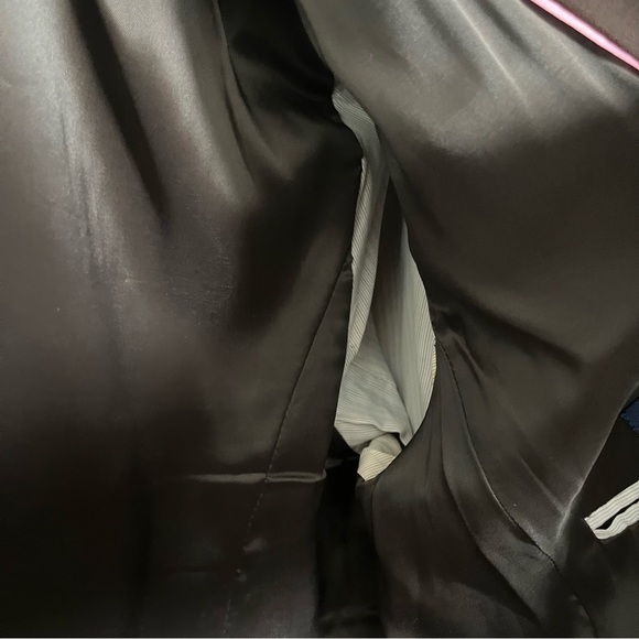 J CREW 100% Wool Brown Blazer Jacket Size 8 Petite - Picture 7 of 12